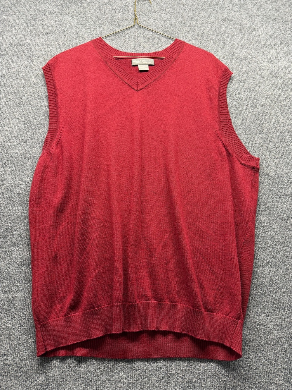Daniel Cremieux Red V-Neck Sweater Vest